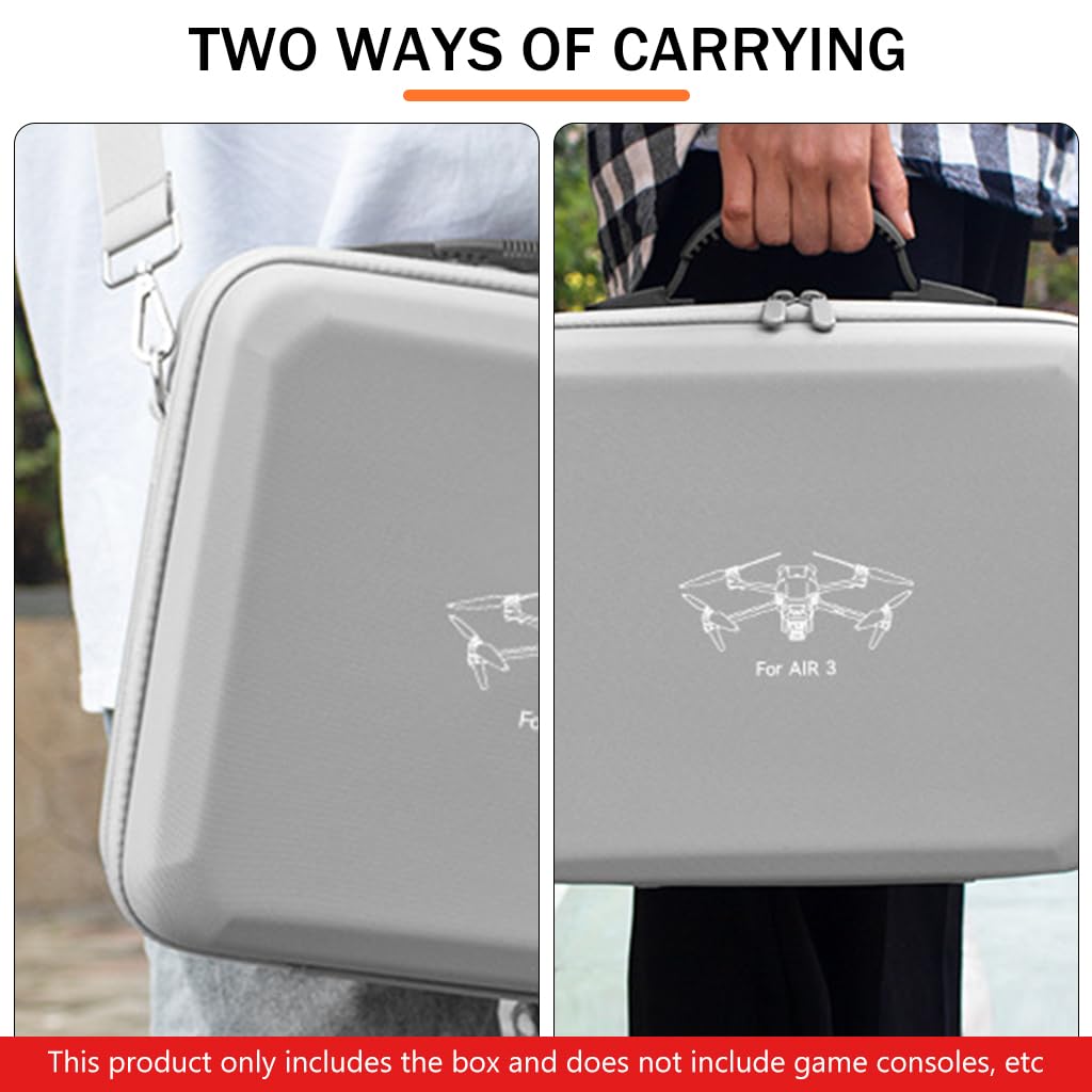 ZORBES Air 3 Portable Carry Bag Protective Bag Travel Bag for DJI Air 3 Drone Accessories for DJI RC-N2 ZORBES Air 3 Portable Carry Bag Protective Bag Travel Bag for DJI Air 3 Drone Accessories for DJI RC-N2